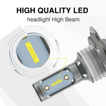 SUHU 2vnt H7 LED Automobilių Žibintai Aukštas Žemas Šviesos Konversijos Rinkinys Hi/Lo Pluošto 55W 8000LM 6000K Super Šviesus Auto Rūko žibintų Lemputės CSV