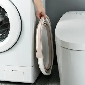 Sulankstomas Plastikinis Mop Kibiras Virtuvės Dishpan Nešiojamų Praustuvas Footbath Išardomi Namų Valymo Reikmenys