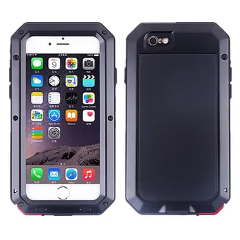 Sunkiųjų Doom Šarvai Vandeniui Telefono dėklas Skirtas iPhone 11 12 Pro X XR 6 6S 7 8Plus 5S SE XS MAX 360 Visiškai atsparus smūgiams Metalo Dangčiu