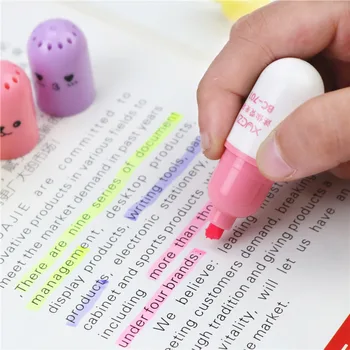 Super mielas kapsulė žymėjimo įrankis neklaužada išraiška šviesus akvarelės spalvos rašiklis sakinys žymeklis mokyklos studentas raštinės reikmenys