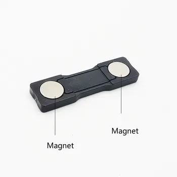 Super Stiprus Magnetinis pavadinimas ženklelis Magnetinio Vardo Žymą Turėtojų 2 Turas Premium Stiprumo Neodimio Magnetai+Metalo Plokštė+ Lipdukas