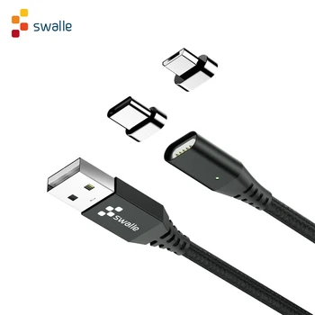 Swalle Magnetinio Greitai įkrauti Micro USB C Tipo Kabelio 