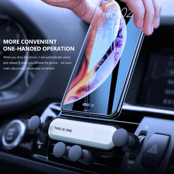 Swalle Svorio Automobilio Savininkas Telefono Automobilių Oro Angos Įrašą Mount Nėra Magnetinių Mobiliojo Telefono Laikiklis GPS Stovėti iPhone XS 6 