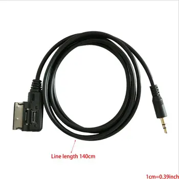Sąsaja AMI MMI-3.5 mm Male Jack audio AUX Adapteris Kabelis audi vw karšto