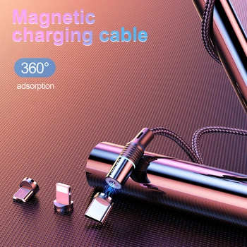 Tampyti Magnetinio Micro USB Kabelis Magnetinis Įkroviklis Samsung 