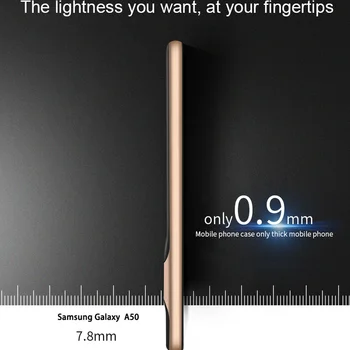 Telefono dėklas Samsung Galaxy A50 A70 Padengti Minkštos Silikono Stovėti Atveju 