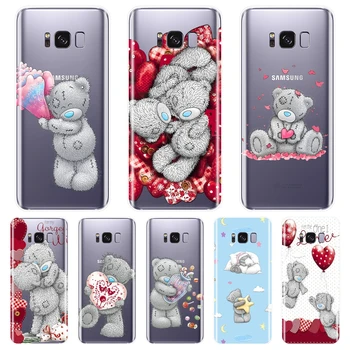 Telefono Dėklas Samsung Galaxy S8 S9 Plus S5 S6 S7 Krašto Tatty Teddy Bear Silikono Minkštas Galinis Dangtelis Skirtas Samsung Galaxy Note 4 5 8 9