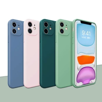 Telefono dėklas Skirtas Apple iPhone 11 12 Pro Max Mini SE 2020 M 2 6 S 7 8 Plus X XS MAX XR Atveju, Saldainiai, Minkšti Silione Originalus Viršelis Fundas