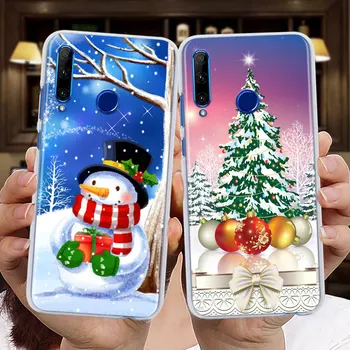 Telefoną Atveju Huawei Honor 8A 9A 8S 9S 9C 8X 9X 10i 20i 20 Lite 30 Pro 20S 20e Hard Cover Laimingų Naujųjų Metų Kalėdų Atvejais