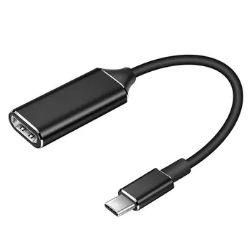 Tipas-C, HDMI, HD TV Adapteris USB 3.1 4K Konverteris, Skirtas PC Laptop Tablet Garso ir Vaizdo Kabeliai Skaitmeninės Kabelinės Adapterio kabelis