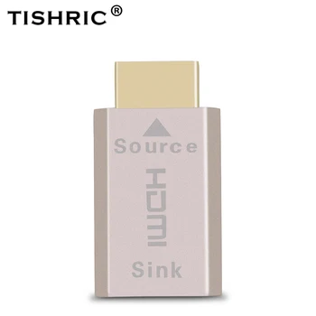 TISHRIC HDMI 2.0 Virtualus Adapteris EDID DDC Manekeno Plug Begalvis Vaiduoklis HDMI monitoriaus Emuliatorius Iki 3840*2160