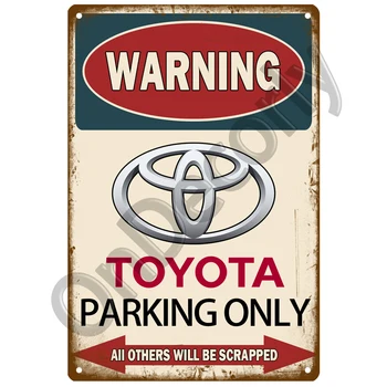 Toyota Automobilių Apnašas Metalo Derliaus Alavo Pasirašyti Pin Up Shabby Chic Dekoro Metalo Pasirašyti Derliaus Baras Apdaila Metalo Plakatas Pub Metalo Plokštė