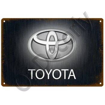 Toyota Automobilių Apnašas Metalo Derliaus Alavo Pasirašyti Pin Up Shabby Chic Dekoro Metalo Pasirašyti Derliaus Baras Apdaila Metalo Plakatas Pub Metalo Plokštė