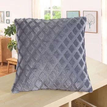 Trumpas pliušas pagalvės apkabinti užvalkalas vientisos spalvos pagalvėlė pagalvėlė padengti sofos pagalvėlė padengti cojines decorativos para sofa