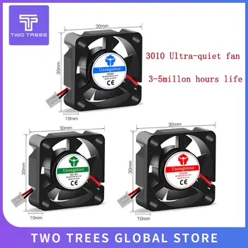 Twotrees 3D Pinter Dalys 3010 ventiliatorius 30MM 30x30x10MM 12V 24V 5V 2Pin DC Aušintuvas Mažas Aušinimo Ventiliatorius 