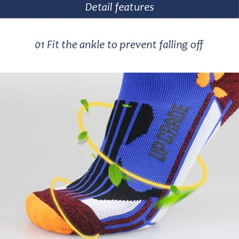 UGUPGRADE Coolmax Veikia Medvilnės Glaudinimo Kojinės Lauko Dviračių Kvėpuojantis Krepšinio Slidinėjimo Kojinės terminės kojinės