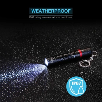 Ultra mažas LED Žibintuvėlis Su priemoka XPE lemputė karoliukai IP67 atsparus vandeniui Pen šviesos Nešiojamų šviesos skubios pagalbos, kempingas, lauko
