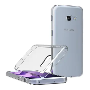 Ultra Slim TPU Case for Samsung Galaxy A3 A5 A7 2016 2017 Minkštas Silikoninis Galinio Dangtelio Samsung A320F A520F A720F Aišku, Fundas