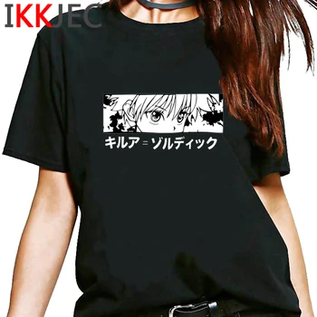 Unikalus Hunter X Hunter T-shirt Vyrai Mada Anime, Manga Kurapika HxH Hisoka Marškinėliai Killua Zoldyck Animacinių filmų Hip-Hop Marškinėlius Vyras