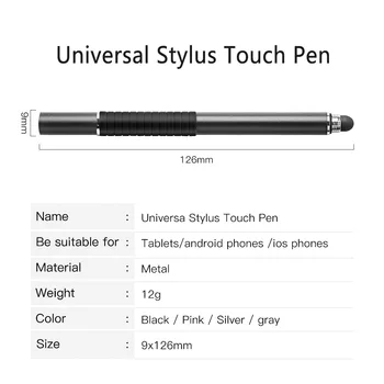 Universalus 2 in 1 Stylus Piešimo Tablet Boksuose, Capacitive Ekrano Caneta Touch Pen Mobiliesiems Android Telefonas Smart Pieštuku Priedai