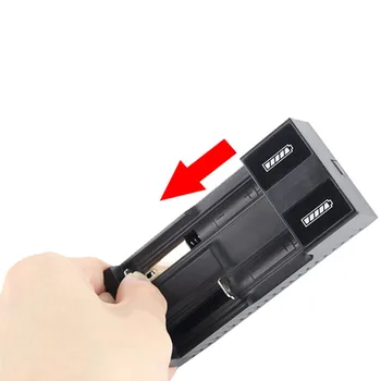 Universalus 2 lizdas Baterija USB Įkroviklis Smart Chargering 3.7 V 18650 Įkroviklis, Įkraunamos Baterijos, Li-ion 18650 26650 14500