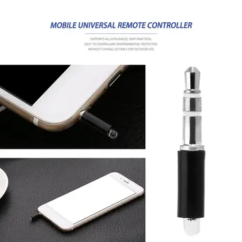 Universalus 3,5 mm Mini Pažangi Nuotolinio Valdymo Prijungti Mobilųjį Telefoną Smart Infraraudonųjų SPINDULIŲ Nuotolinio Valdymo Jack 