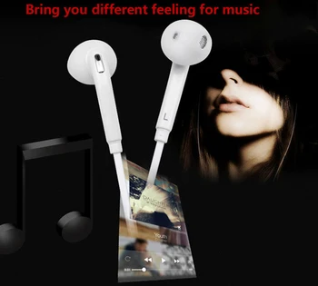 Universalus 3,5 mm Stereo Muzikos In-Ear Ausinės, Nešiojamųjų Panaikinimo Ausines Laidines Ausines su mic Samsung galaxy/S6/s7 krašto