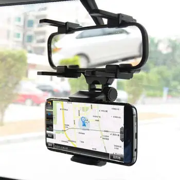 Universalus Automobilio galinio vaizdo Veidrodėlio tvirtinimo Stovo Laikiklio Apkaba, skirta Mobiliojo Telefono GPS Automobilinio galinio vaizdo Veidrodėlio Tvirtinimą iPhone Samsung