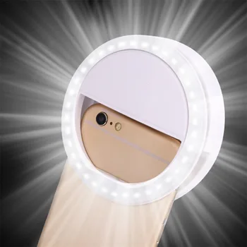 Universalus LED Selfie Žiedas 