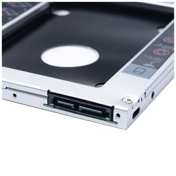 Universalus SATA 2 HD HDD SSD Talpyklos Kietąjį Diską Caddy Atveju Dėklas, už 9,5 mm Nešiojamas CD / DVD-ROM Optinių Bay Drive Lizdas (už