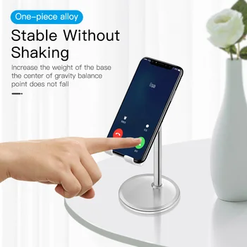Universalus Smartphone, Tablet Stand Savininkas Telefono Reguliuojamas Stalas Metalo Mobiliojo Telefono Turėtojas Priedai