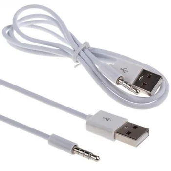 Universalus USB Kabelis 15cm 1m USB Jack 3.5 mm Įkroviklio Garso Duomenų Kabelis Automobilių Aux IPod 4 5 6 7 Lizdas USB Laidas