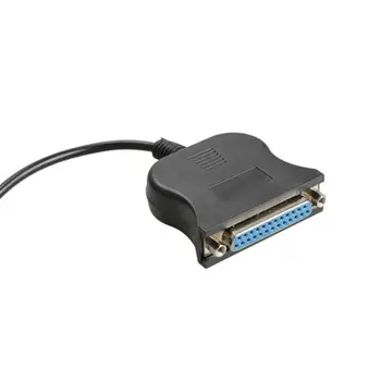 USB 1.1 DB25 Female Uosto Spausdinti Keitiklio Kabelį, LPT, USB, Adapteris LPT Kabelį, LPT USB Kabelis, Juodos spalvos Aukštos Kokybės 95cm Didmeninės
