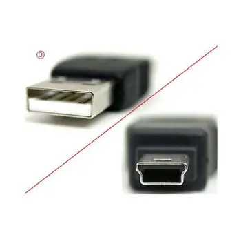 USB 2.0 A Male į Mini USB 5 Pin Male Jungtis Adapteris - naujas NAUJAS