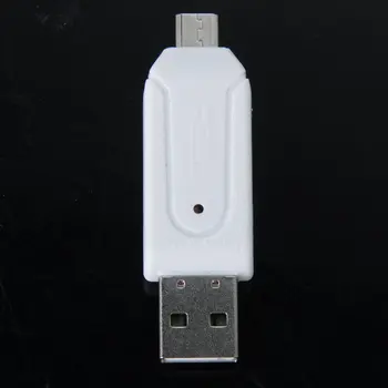USB 2.0 + mini USB OTG SD Kortelių Skaitytuvas mobiliojo Telefono, Tablet PC