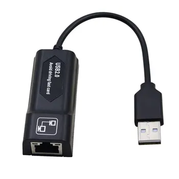 USB 2.0 į RJ45 Adapteris/ 2X Mirco USB Kabelis LAN Ethernet Adapteris, skirtas 