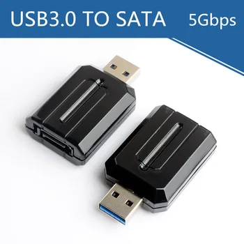 USB 3.0-2.0 ESATA/SATA Išorės Tiltas Adapteris Keitiklis 5Gbps už Latop 3.5 