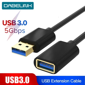 USB 3.0 Išplėtimo Kabelis Kabelio ilgintuvas Klaviatūros TV PS4 Xbo Vienas VSD USB3.0 2.0 Extender 