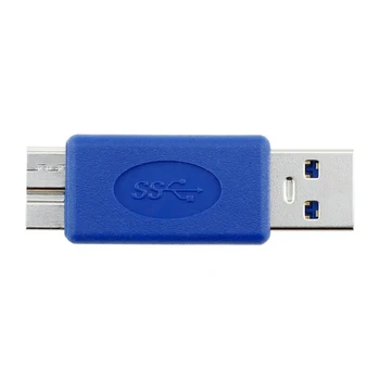 USB 3.0 Type A Male Į USB 3.0 Micro B Male Plug Jungtis USB3 Adapteris.0 Konverteris Adapteris
