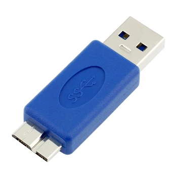 USB 3.0 Type A Male Į USB 3.0 Micro B Male Plug Jungtis USB3 Adapteris.0 Konverteris Adapteris