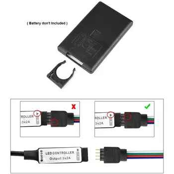 USB 3/24/44Keys LED RGB Valdiklis DC12V IR Nuotolinis Valdiklis 5050 SMD 3528 RGB LED Juostelės Žibintai