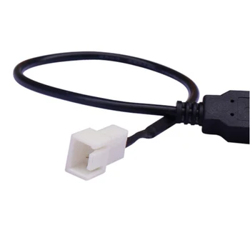 USB A Male 2 Pin Atveju Ventiliatorius Adapteris Jungties Laidą iš KOMPIUTERIO, Stalinio Kompiuterio