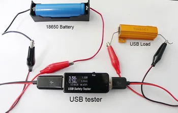 USB Alligator clips Krokodilas vielos Vyrų/moterų USB testeris Detektoriaus SROVĖS voltmetras ammeter pajėgumų galios matuoklis stebėti, ir tt