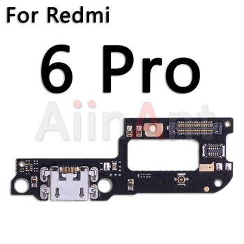 USB Data Įkroviklis PCB Jungtis Uosto Doką Įkrovimo Flex Kabelis Xiaomi Redmi 4 Pastaba 4A 4x 5 5A 6 6A Pro Prime Plius Pasaulio