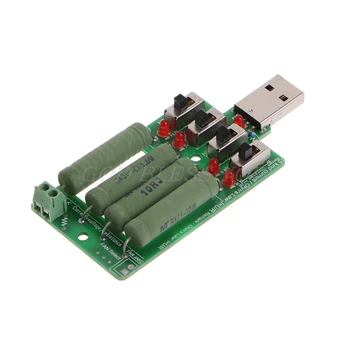 USB Elektroninis Apkrovos Išleidimo Varžos Rezistorius Kolonėlė 15 Srovės Testeris Lašas Laivybos