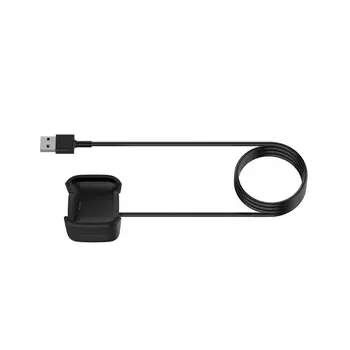 USB Greito Įkroviklio Laidą Įkrovimo Dokas Stovėti Lopšys Fitbit Versa 2 Smart Žiūrėti