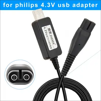 USB jungties Kabelį A00390 Elektros Adapteris, Maitinimo Laidas, Įkroviklis Philips Skustuvai QG3320 QP2520 QP2530 QP2630 Pro QP6510 QP6520