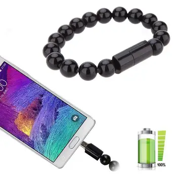 USB Kabelis, Karoliukai, Apyrankės Įkrovimo Sinchronizuoti Duomenis, Telefono Įkroviklis, skirtas Samsung Galaxy S7 S8 Plius 