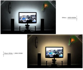 USB LED Juostos Lempos 2835SMD DC5V Lanksti LED Šviesos Juostelės Juostelės 1M 2M 3M 4M 5M HDTV TV Darbastalio Ekrano Apšvietimas Šališkumo Apšvietimas