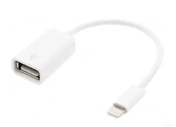 USB moterų OTG Duomenų Adapteris, skirtas Apple žaibo 8 pin. Kabelis suderinamas su 